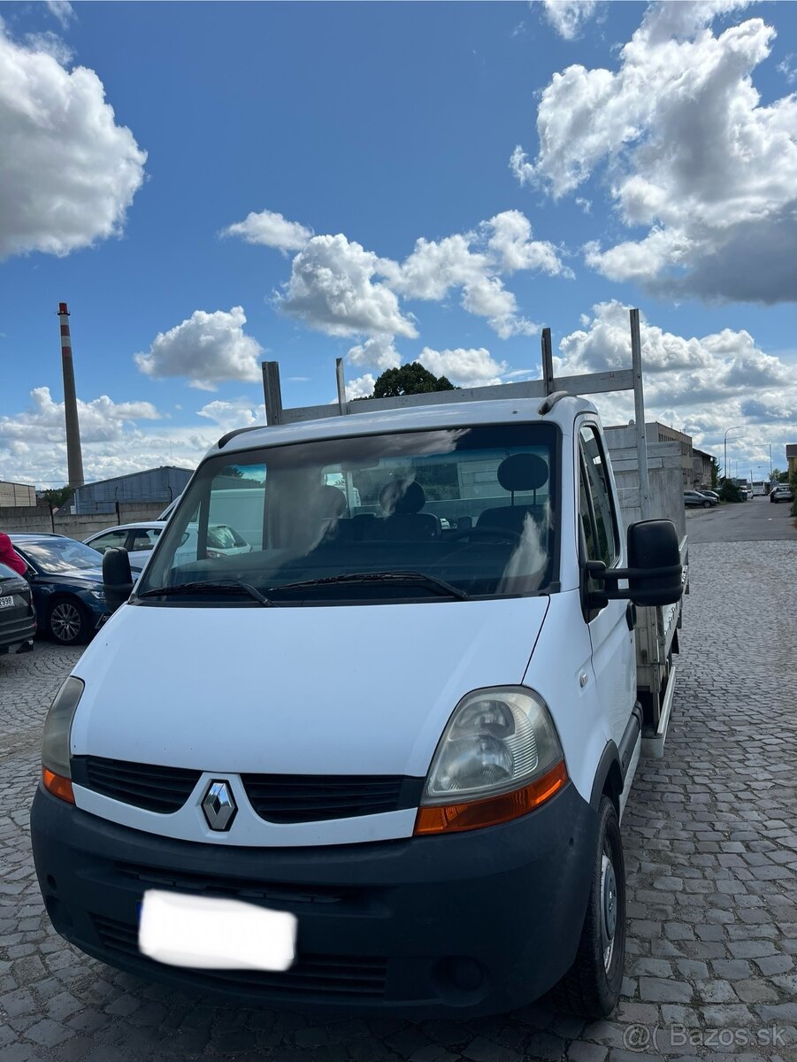 Renault Master 2,5 r. 2008 valnik - plošina