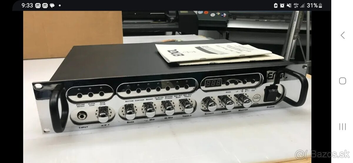 Lampový preamp ENGL E 580   MIDI