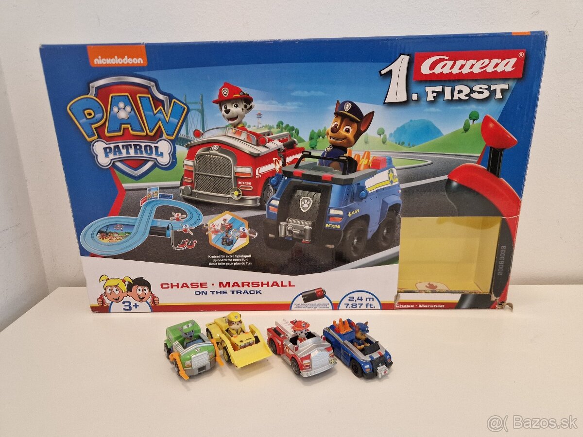 Carrera First, autodráha, autíčka aj diely trate
