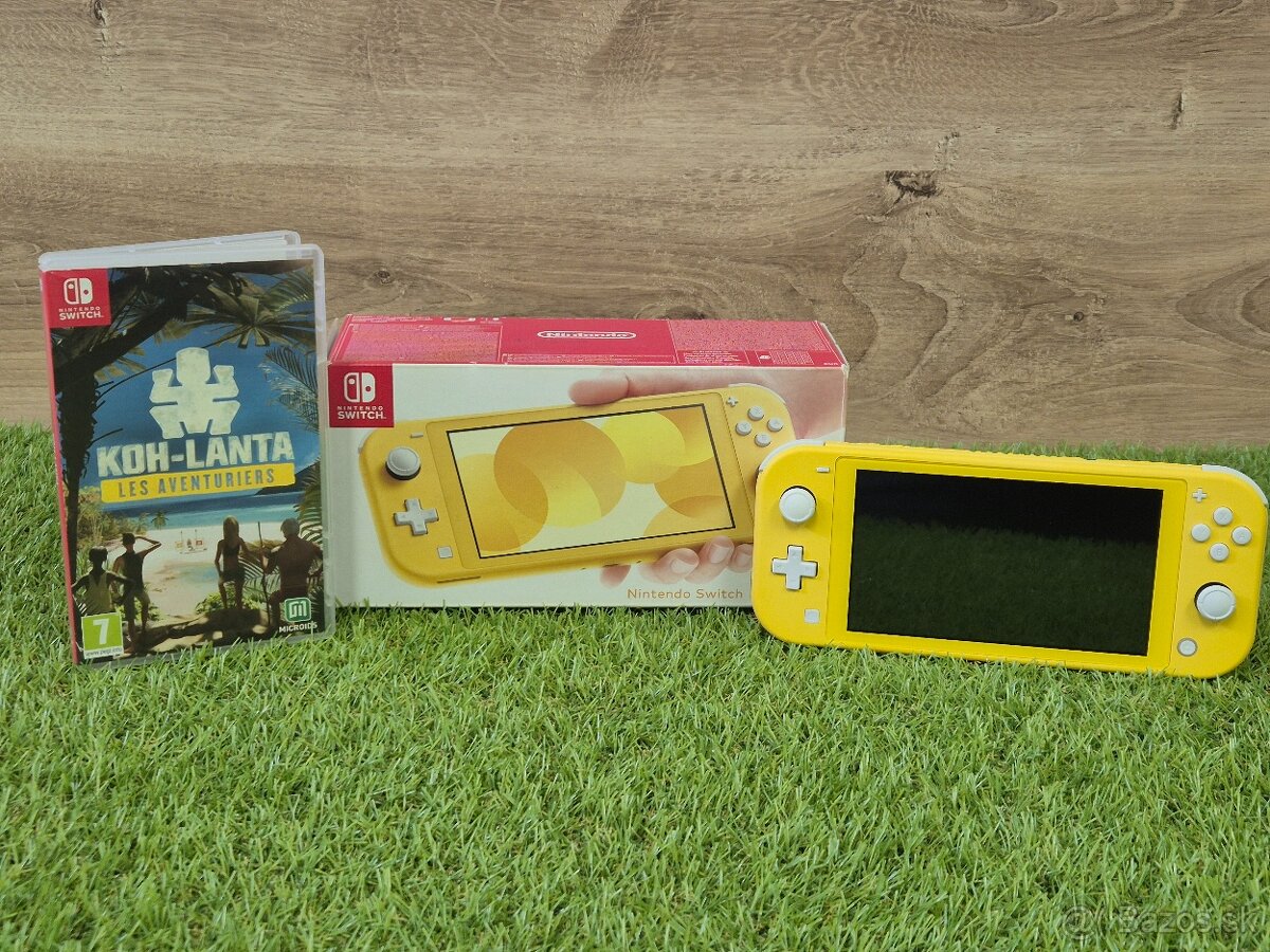 Nintendo Switch Lite žlté + hra KohLanta