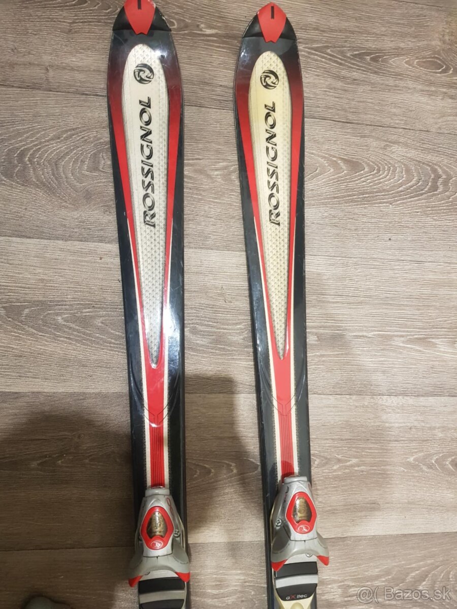 Predám lyže s lyžiarkami