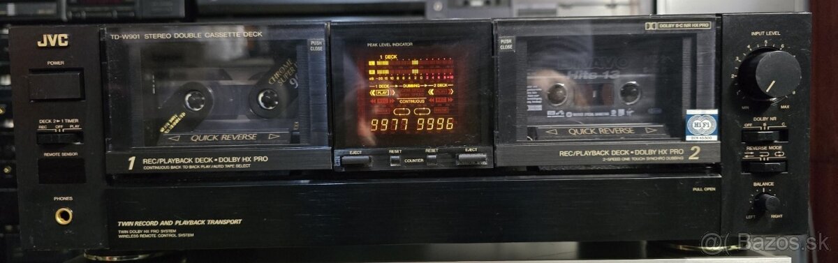JVC TD-W901 top dvojkazetový deck
