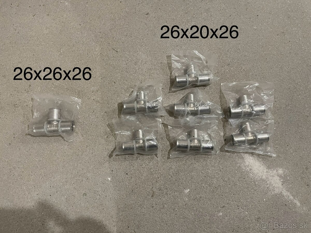 Predám tvarovky / fitingy na pex-al-pex rúrky