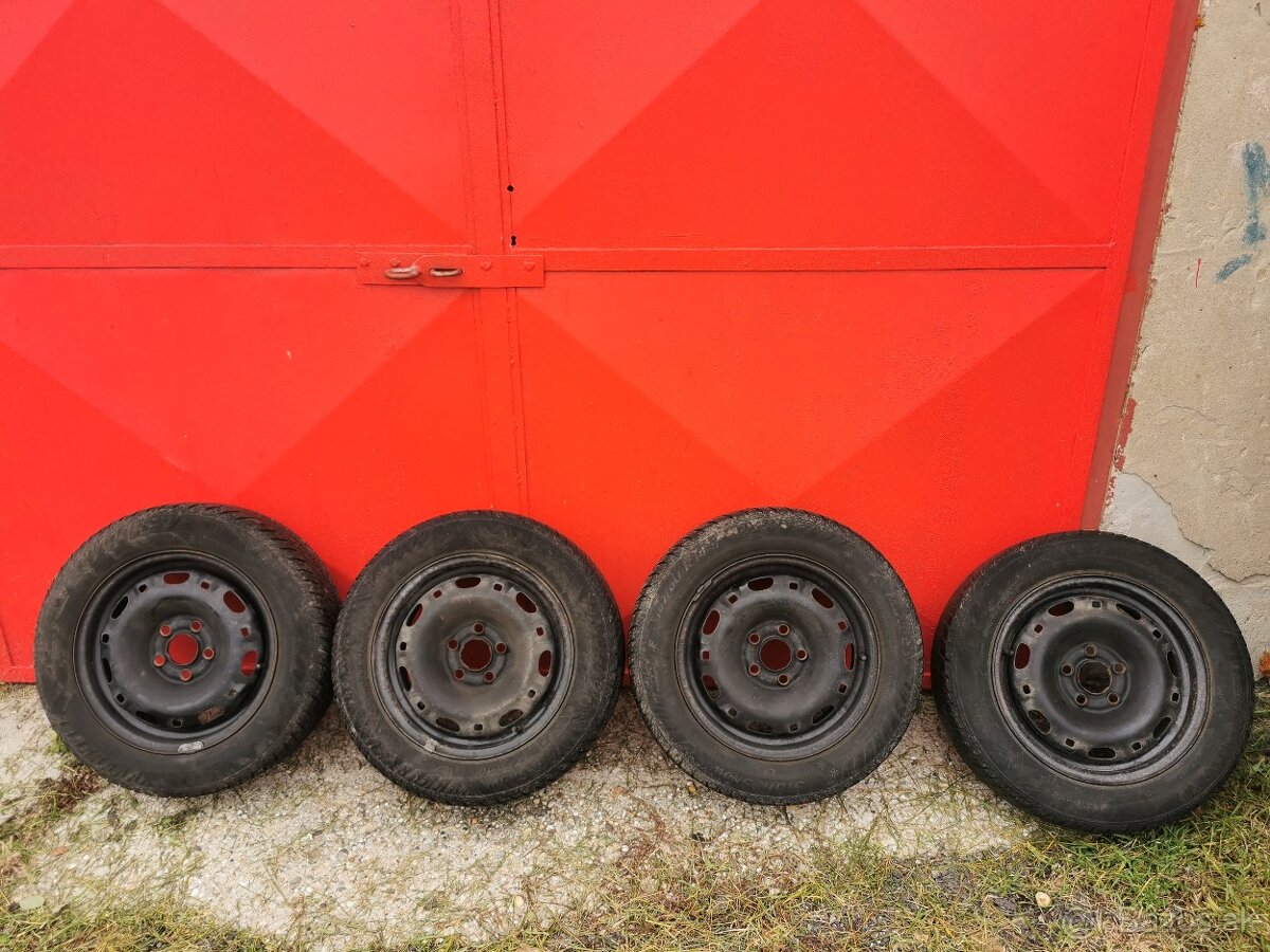 5x100 r14 185 60 14 zimné komplet kolesá