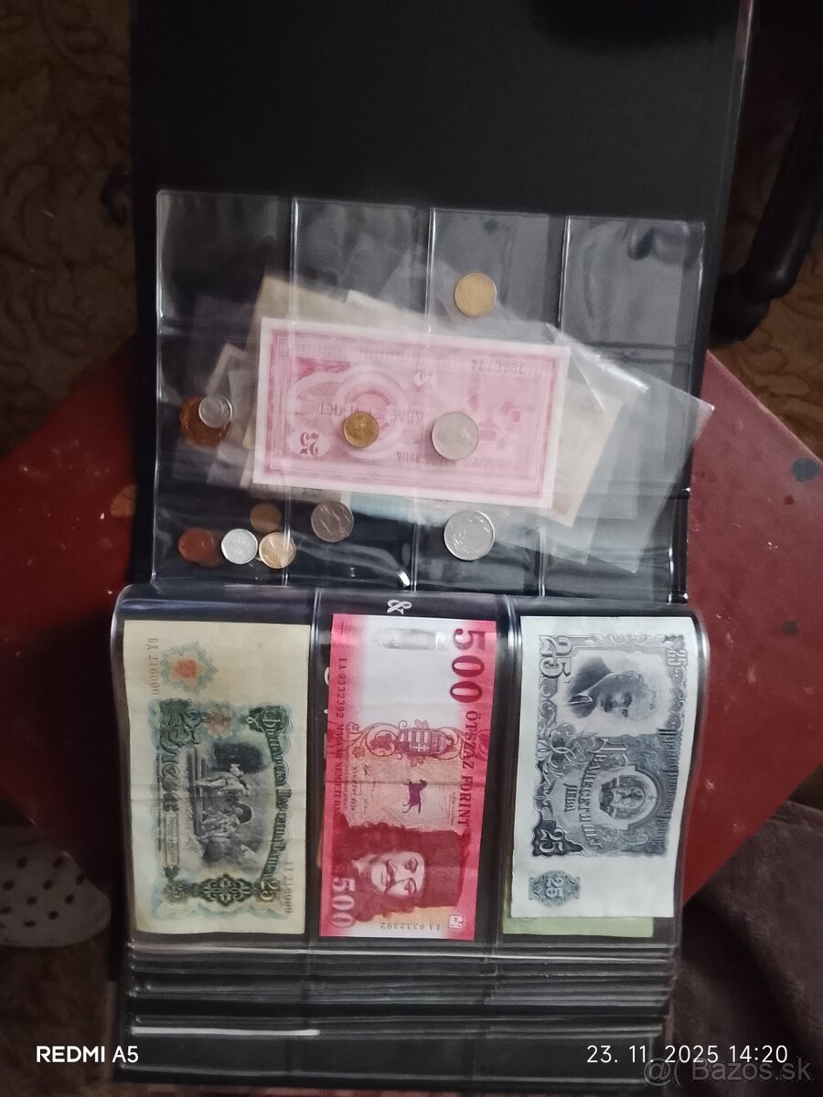 PREDÁM ZBIERKU MINCE A BANKOVKY SVETA