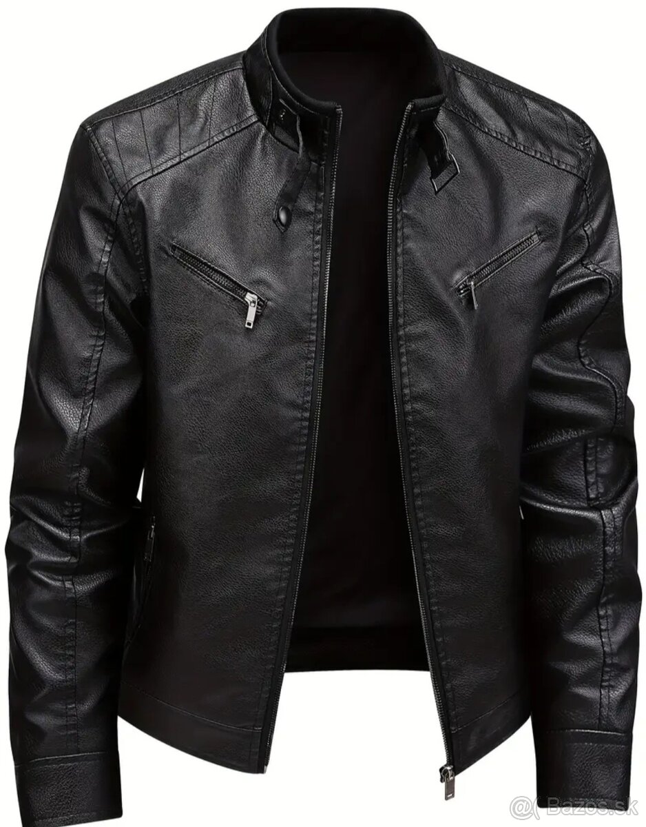 Kožená bunda pánska