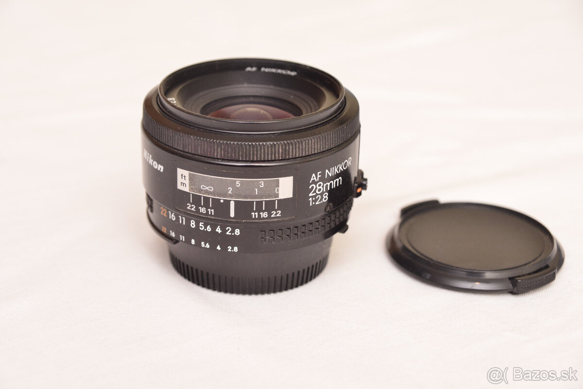 Nikon 28mm 2.8 autofokus objektív SERVISOVANÝ (znížená cena)