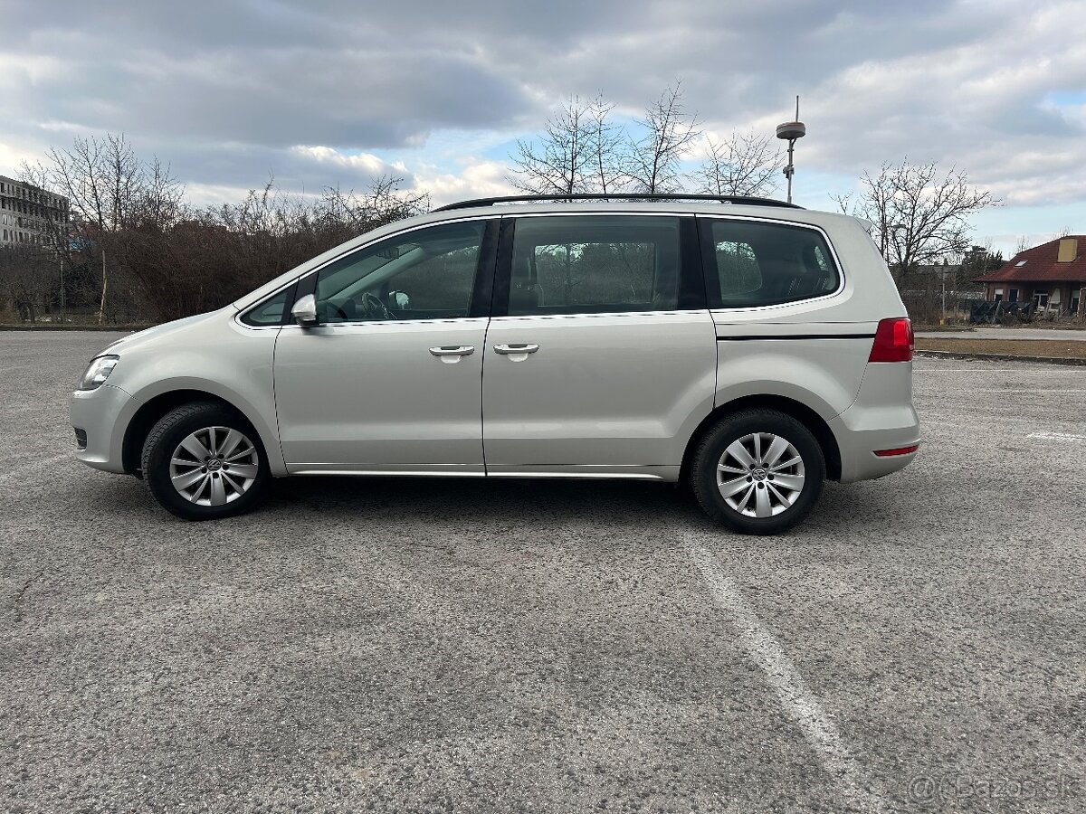 VW Sharan 2.0 TDI 7-miestne, nezávislé kúrenie
