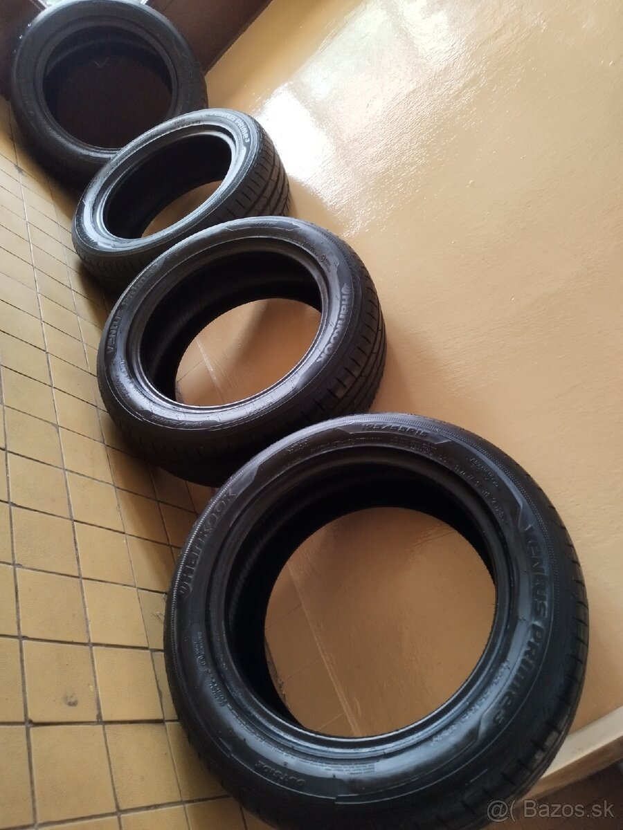 letne pneumatiky 195/55 r15 hankook skoda fabia