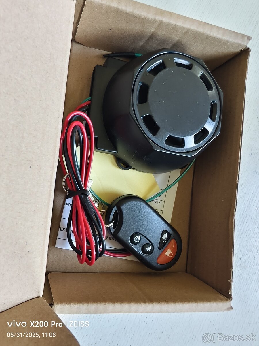 Predam novy alarm na moto,auto atd