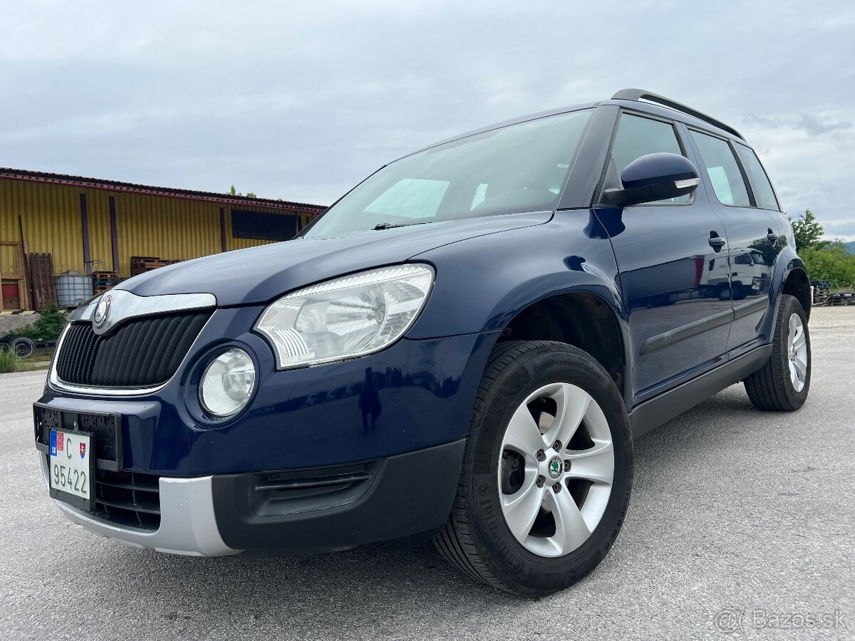 PREDAM ŠKODA YETI 2.0TDi 103kW 4x4 dovoz DE