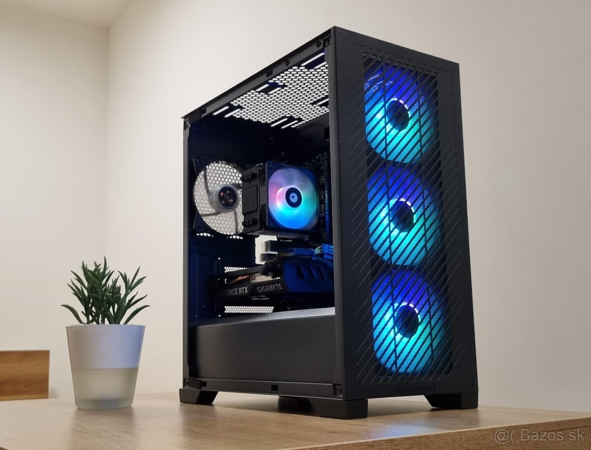 Herný PC /RTX 4060, Ryzen 5 4500, 16GB RAM, 1TB NVMe/