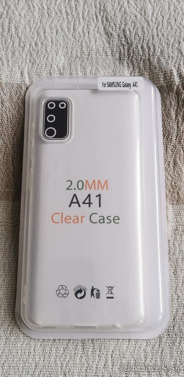 Obal zadný na Samsung a51 priesvitný