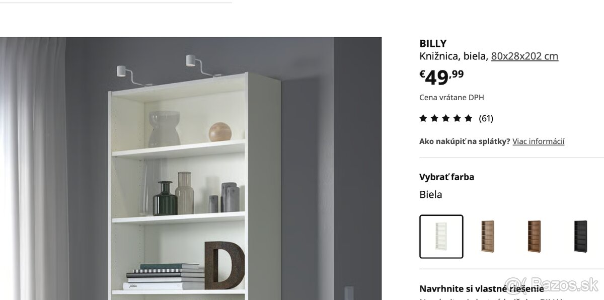 ikea billy kniznica