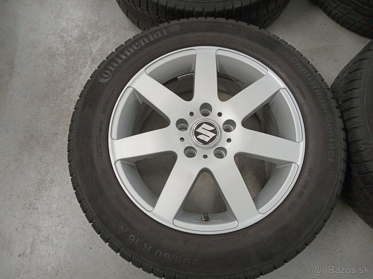 Zimne ALU 5x114,3 R16 7J ET38 PLATIN SUZUKI SX4