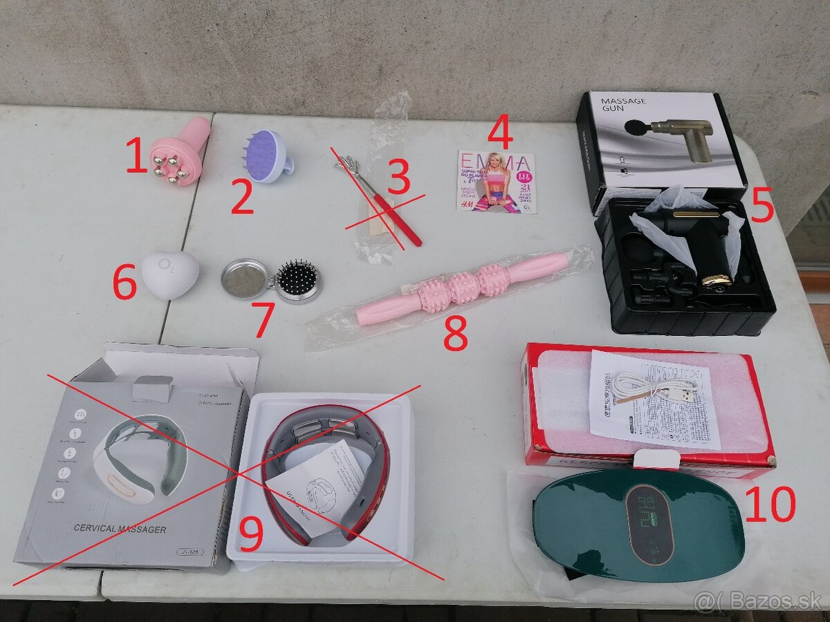 Predám predmety na masáž, zdravie