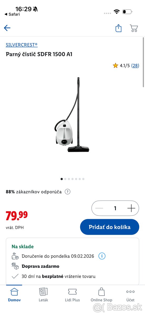 Silvercrest parný čistič sdfr 1500 a1