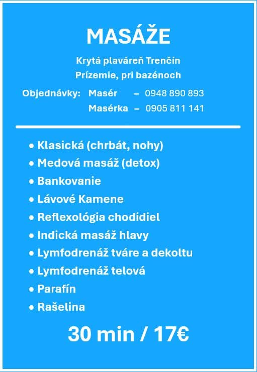 Masáže aj pre firmy