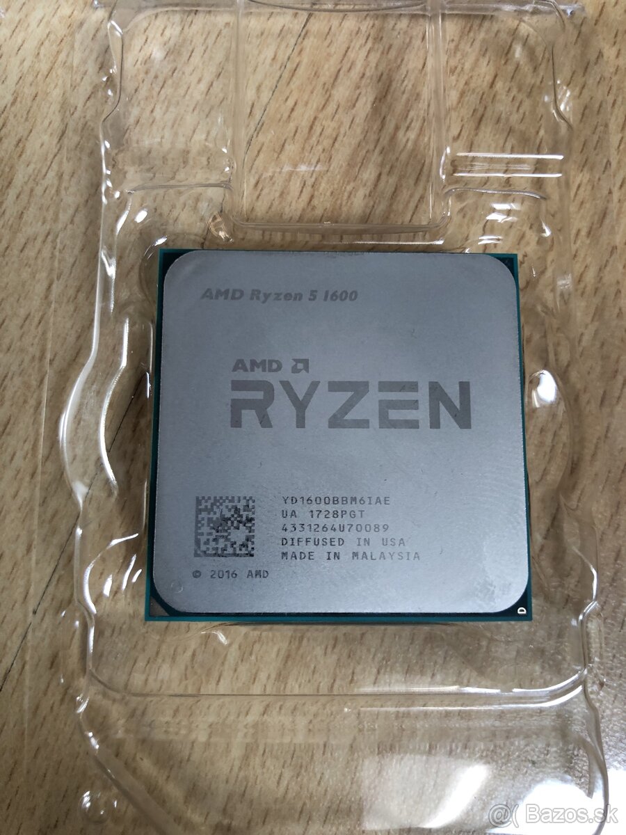 AMD RYZEN 5 1600 UA 1728PGT - na úrovni Ryzen 7 1700
