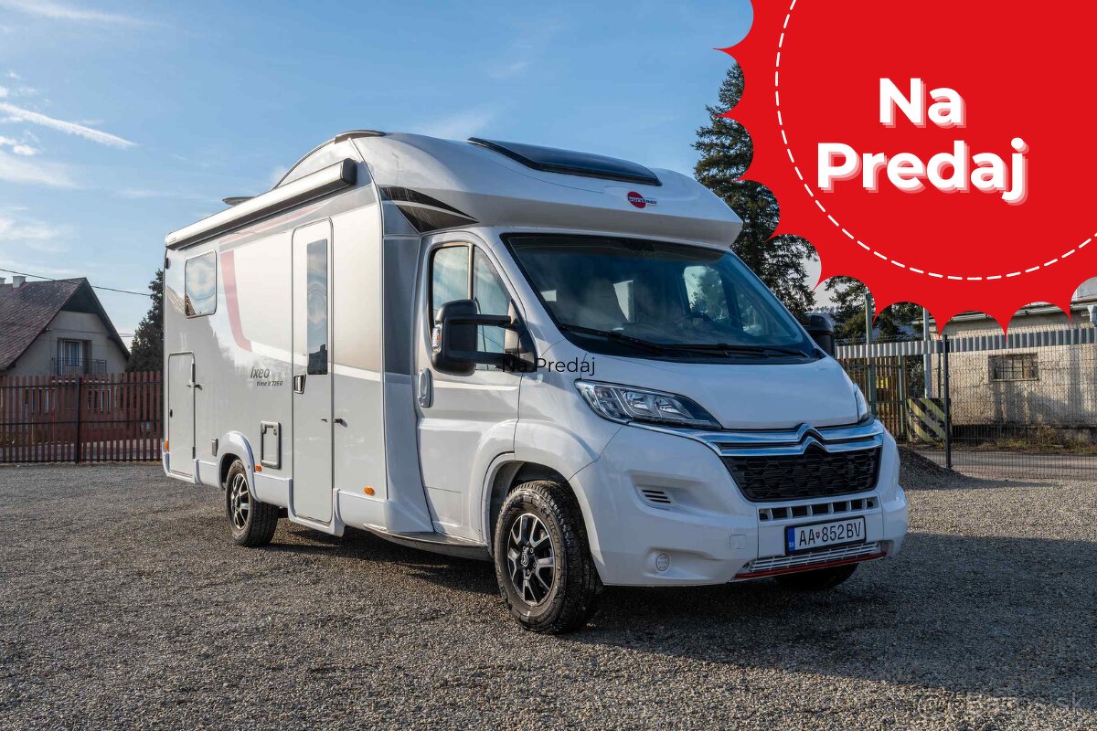 Autokaravan 2022 Bürstner IXEO 726G – Plne vybavený 🚐✨