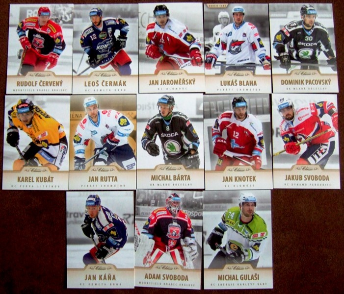 hokejové kartičky NHL