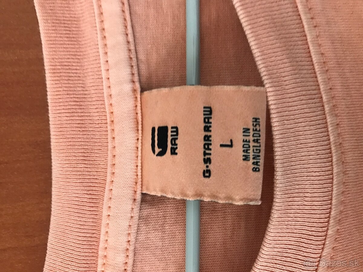 RAW-G STAR originál pánske lososové tricko L/XL
