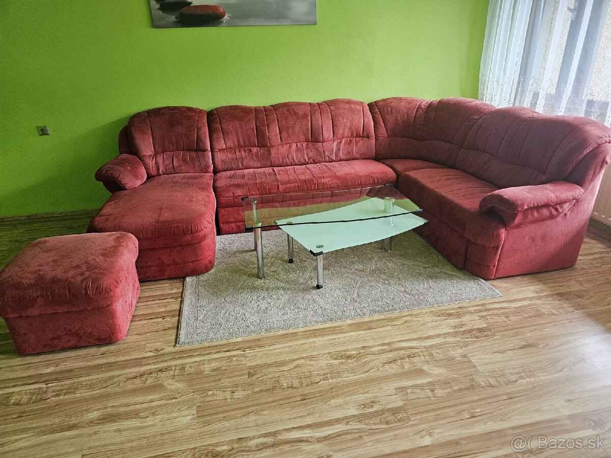Sedacia súprava, sedačka v tváre U