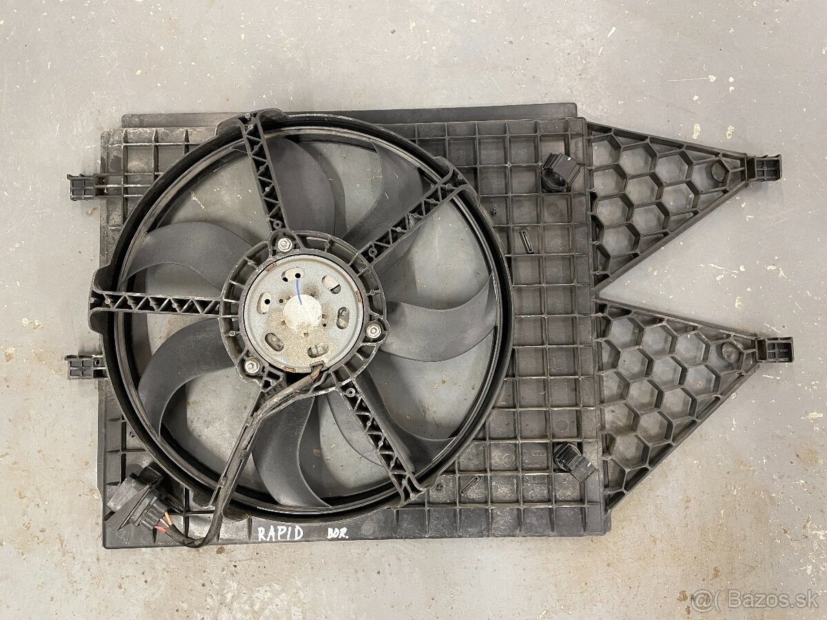 škoda rapid ventilator napravnica servo