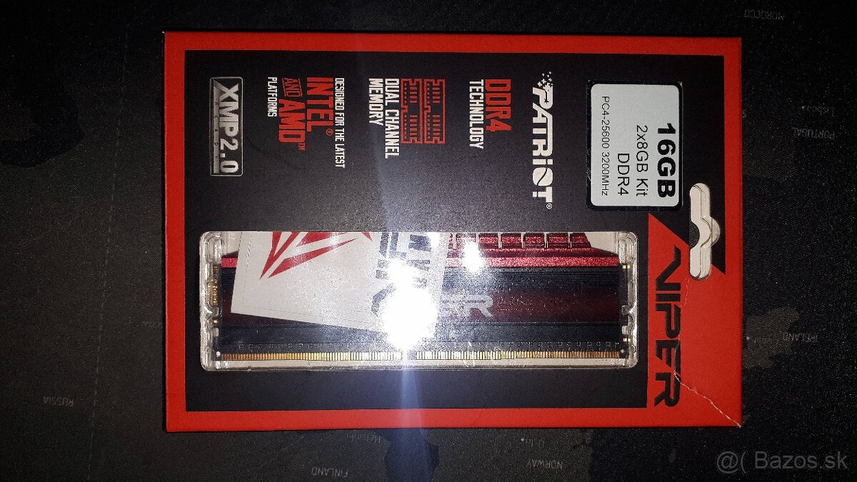 DDR4 3200Mhz 16 GB