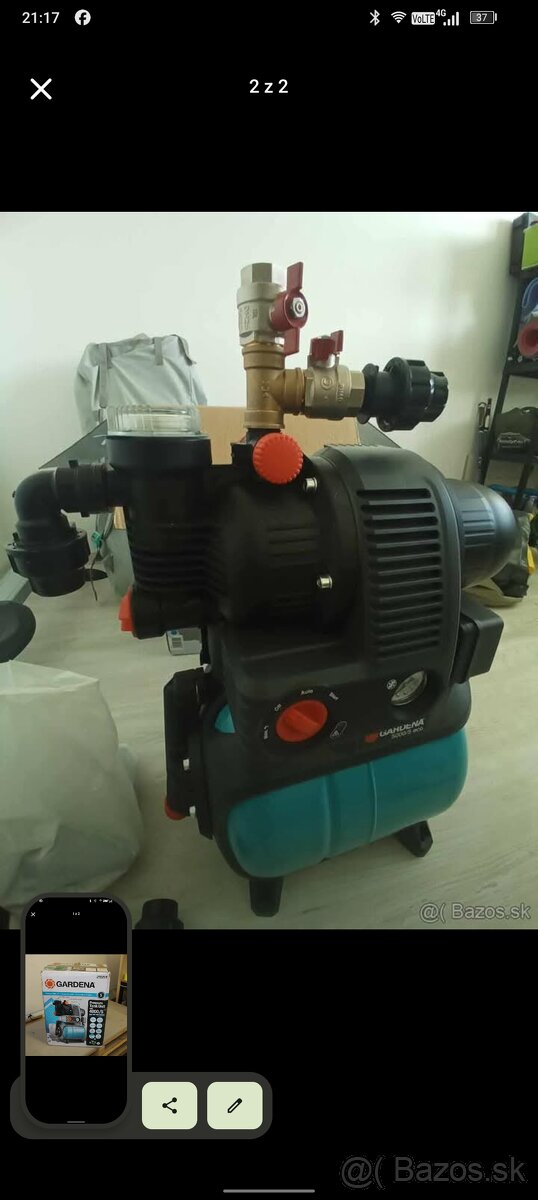 Domáca vodáreň (Čerpadlo) Gardena Comfort Eco 4000
