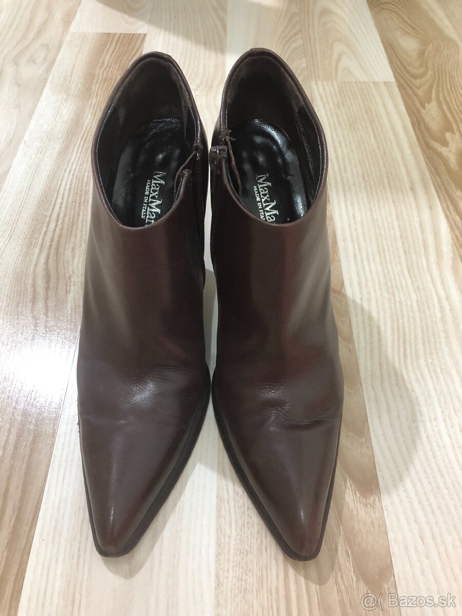 Max Mara kožené topánky, veľ. 38