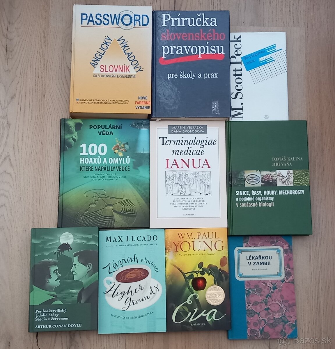 Rôzne knihy na predaj
