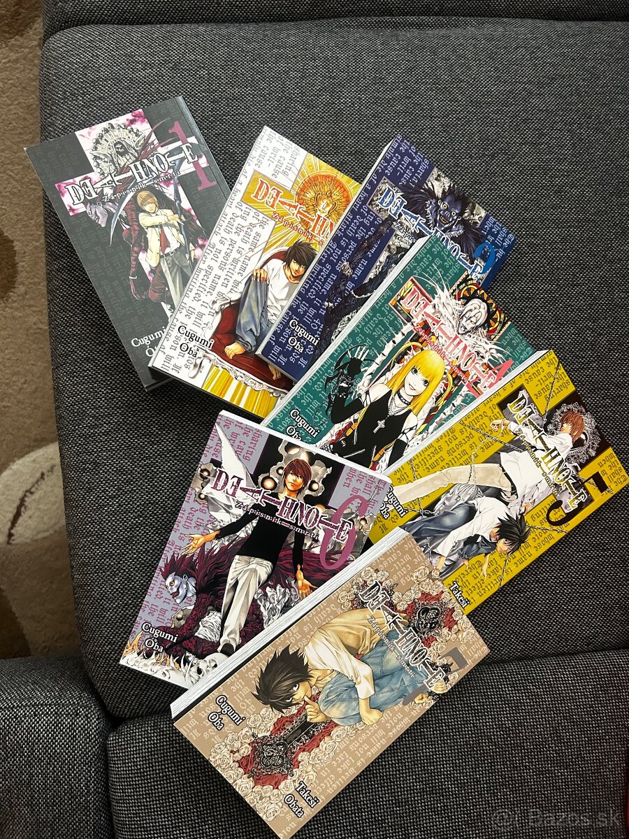 Death Note 1 - 7, Zápisník Smrti časti 1-7