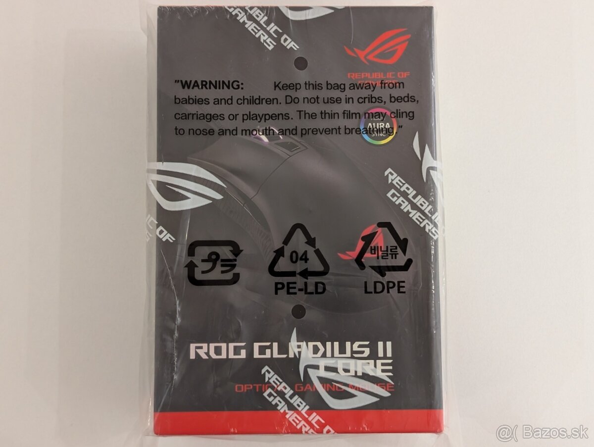 ASUS ROG Gladius II Core / NOVÁ, NEROZBALENÁ