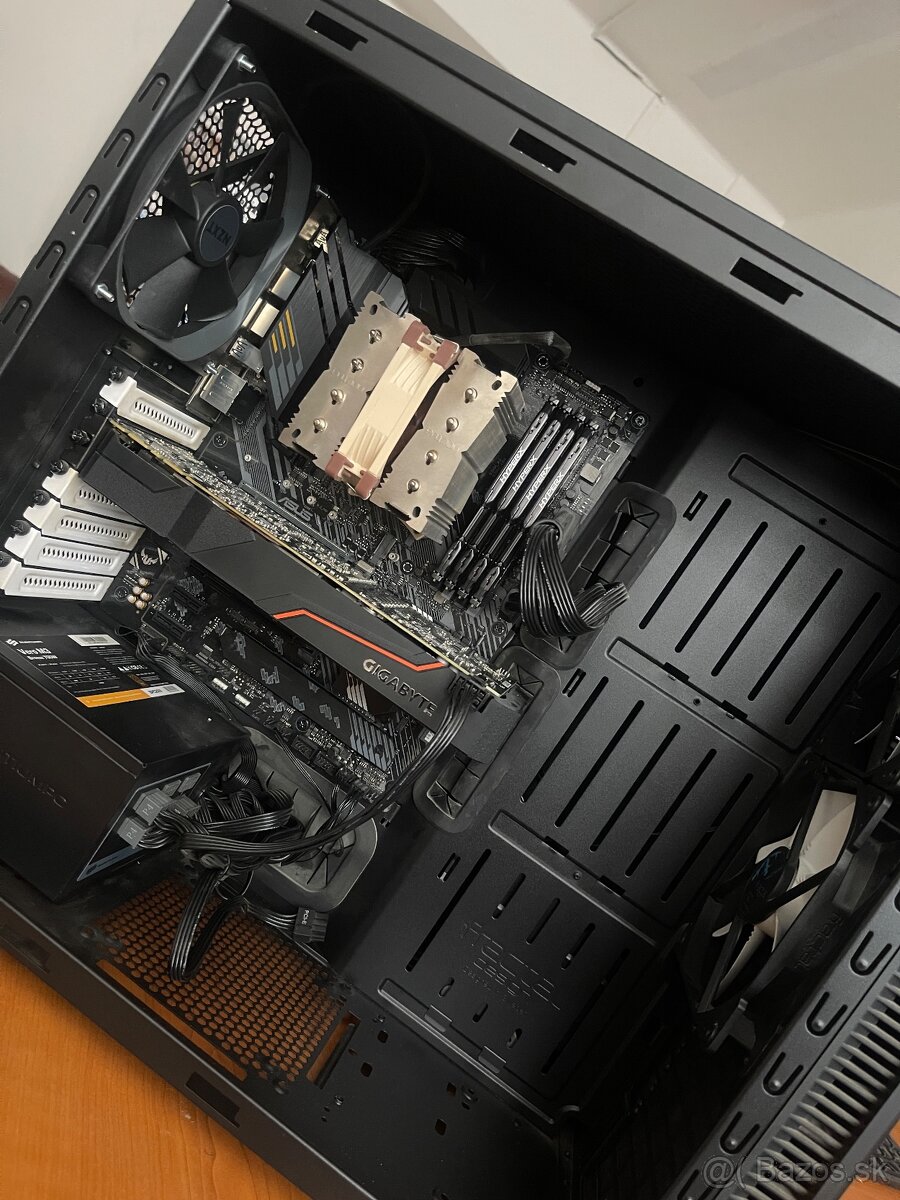 Tichý herný PC – Ryzen 5, 32 GB RAM, GTX 1080, SSD