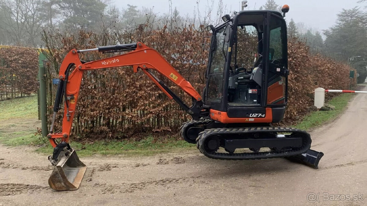 minibager –2,5t•21HP•1080MTH|Kubota U27-4|TOP
