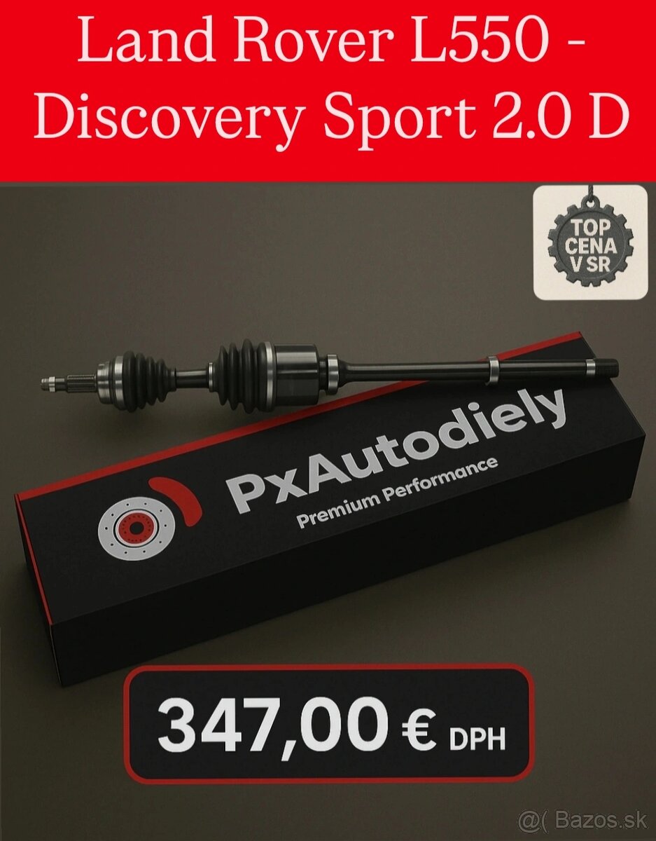Ľavá predná poloos Land Rover DISCOVERY Sport L550