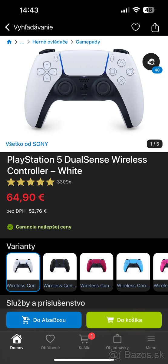 Predám 3x dualsense PS5