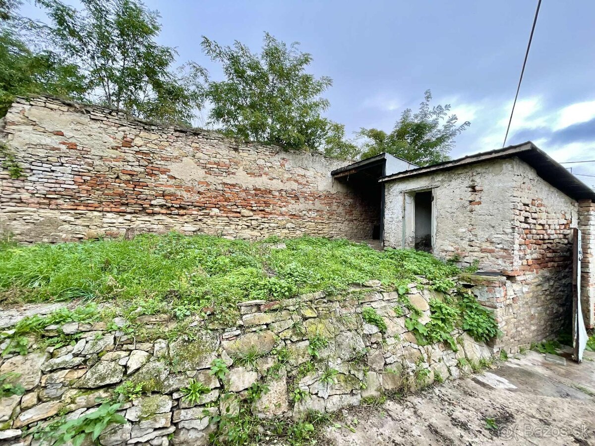 ponúkame investičnú príležitosť:starý dom s pozemkom v Holíč