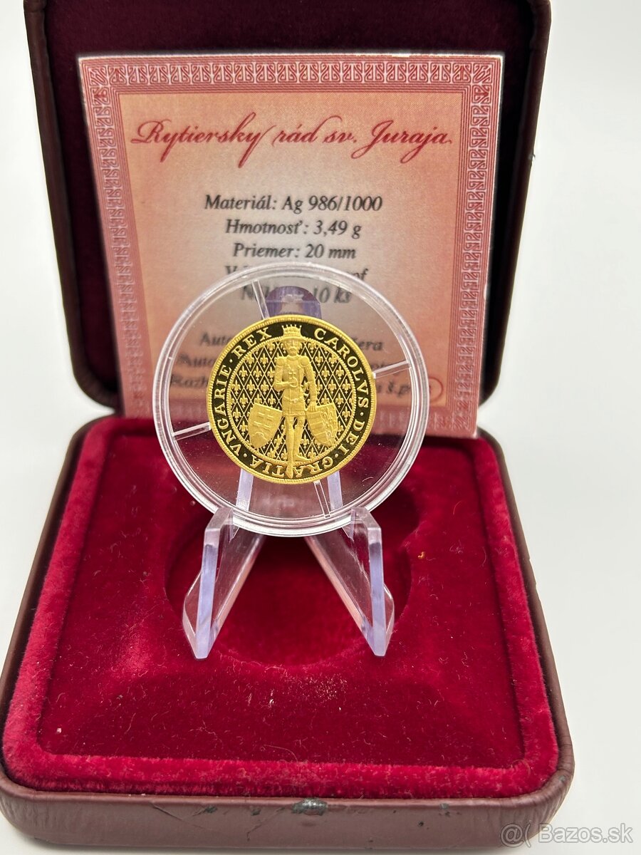Zlatý dukát – Rád svätého Juraja (limitovaná edícia 10 kusov