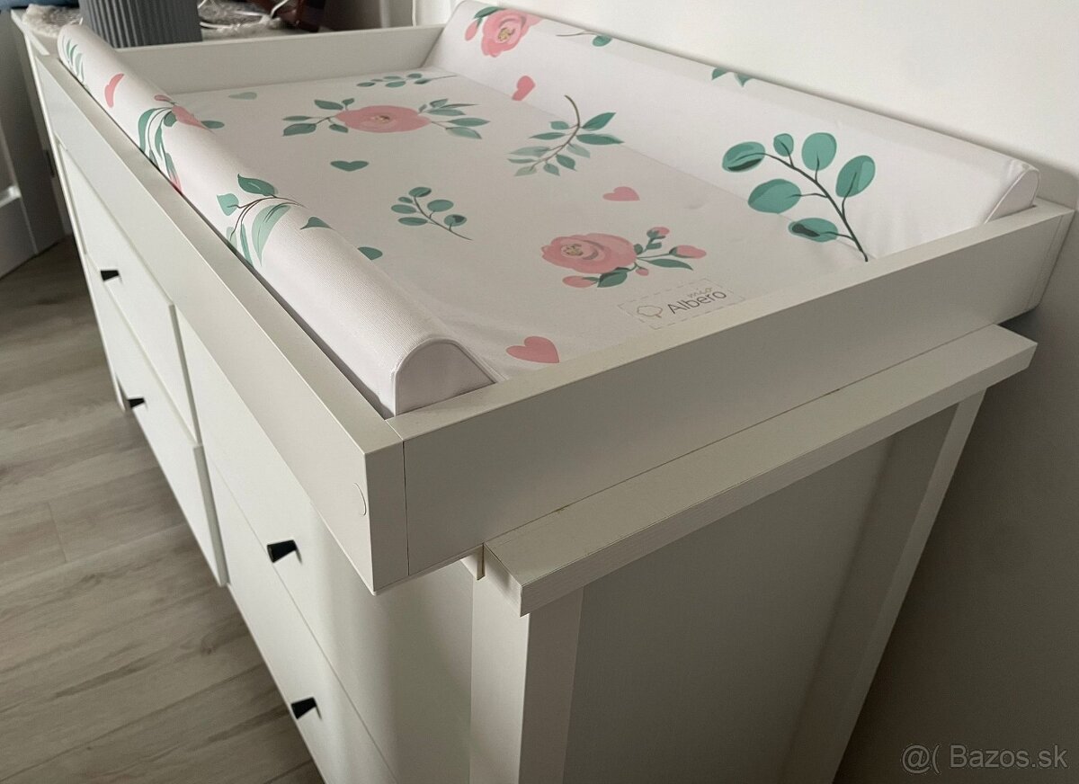 Prebaľovacia podložka + Komoda