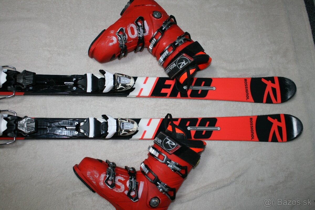 lyže Rossignol hero 160 cm , drevene jadro