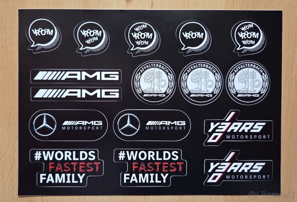 Mercedes AMG originální samolepky