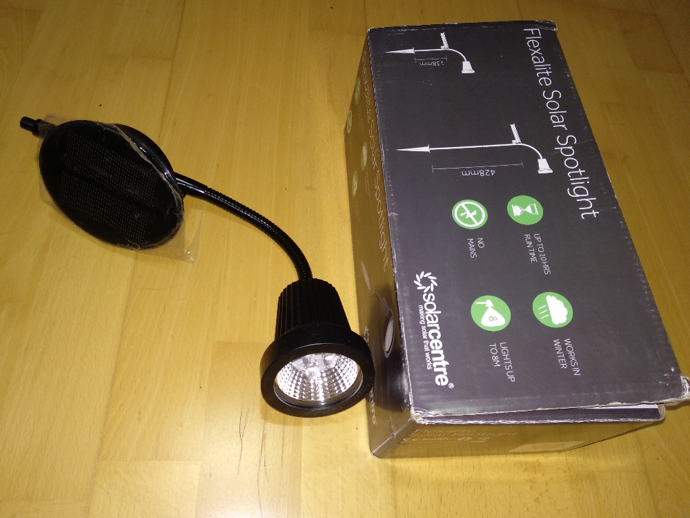 PredámE solárne 4x LED bodové svietidlo FlexaliteTB