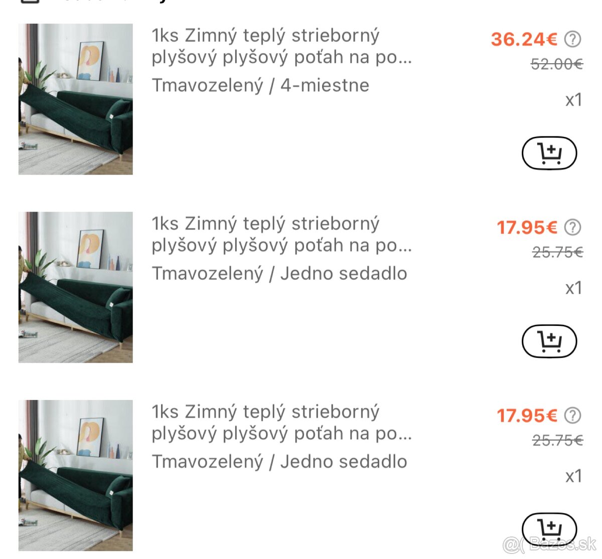 Predám obal na gauč