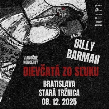 Kúpim 1 lístok na koncert Billy Barman - 8.12.2025 v BA