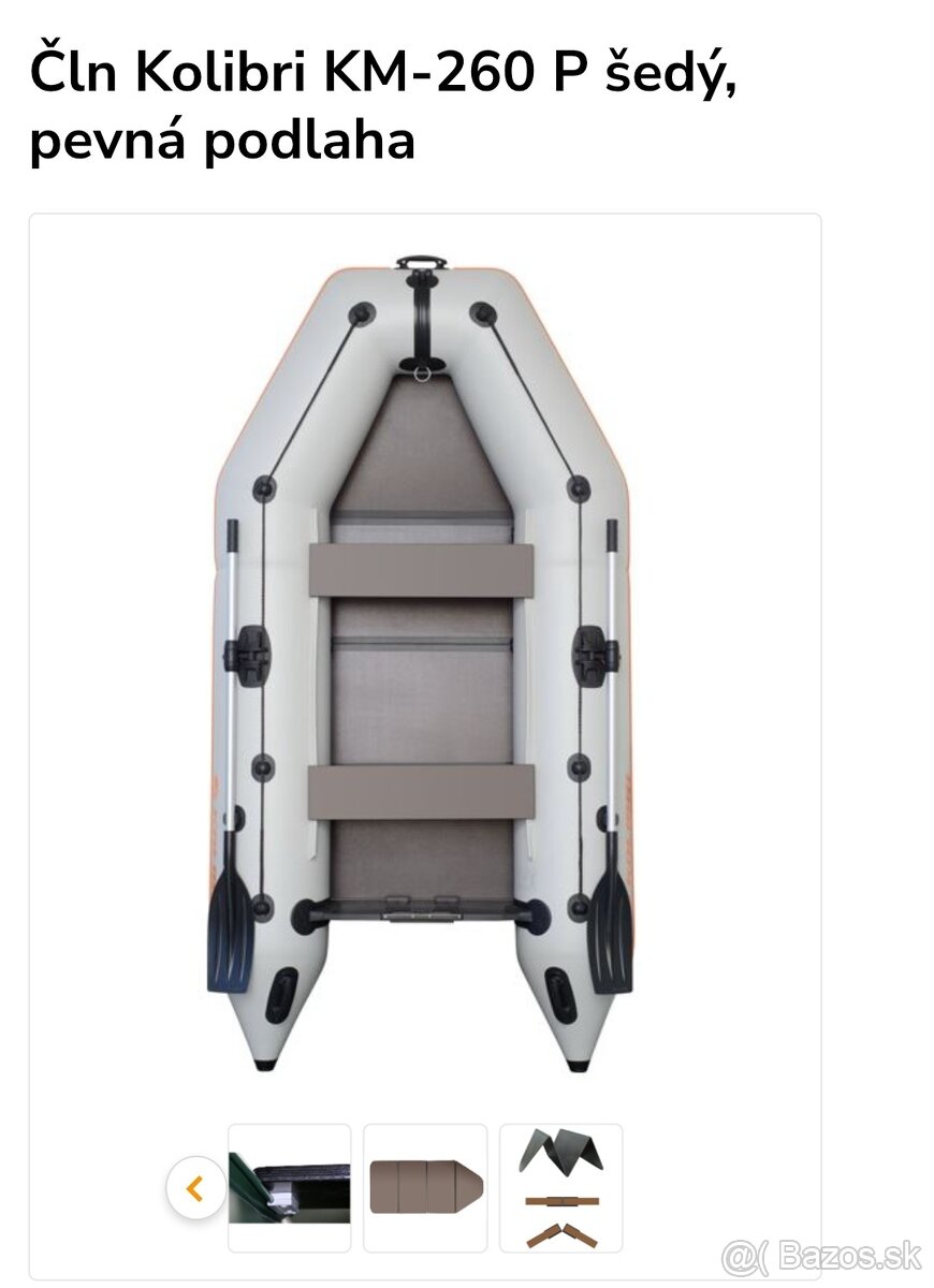 Gumený čln kolibri KM-260