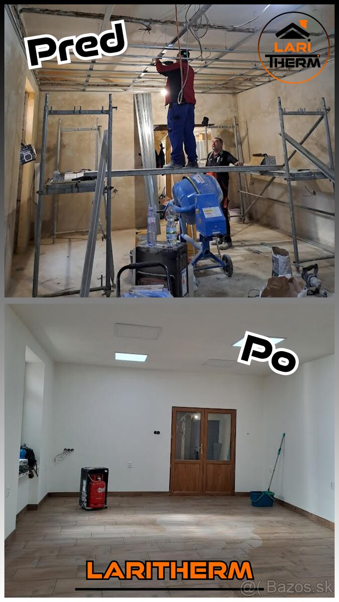 LARITHERM-Bytové jadrá,kúpelne,kompletné rekonštrukcie