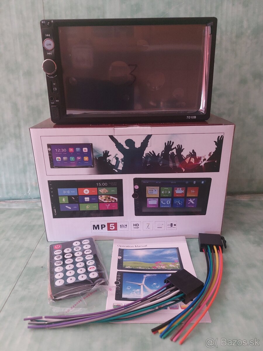 2DIN- AUTORADIO - NO-7010B-Bluetooth