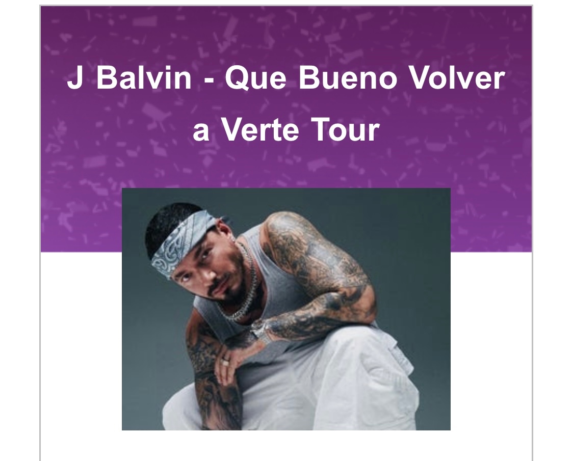 Predám lístky na J. Balvin tour Viedeň